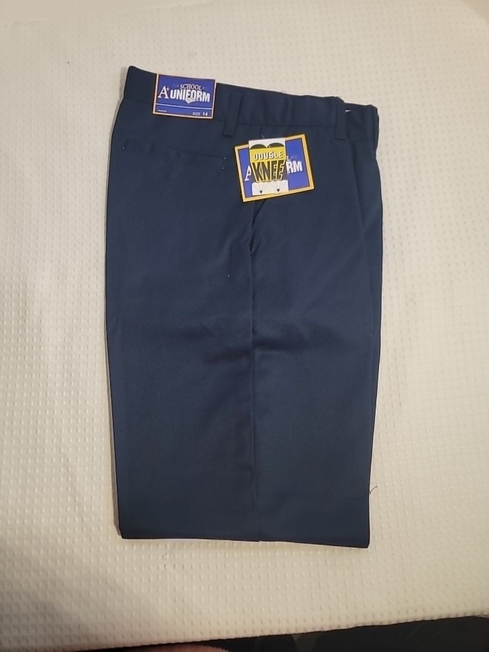 Double A Uniform Men’s Navy Flat-Front Shorts